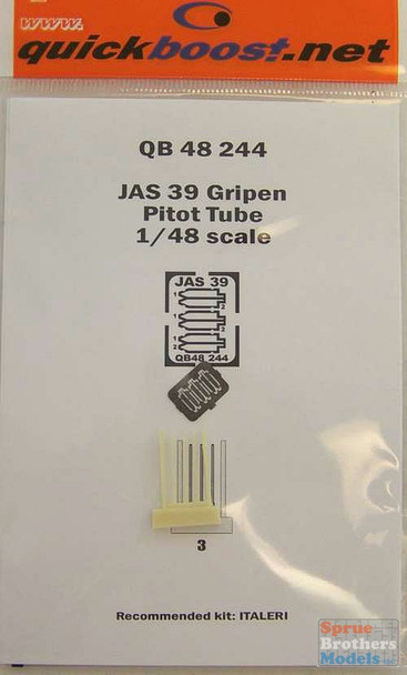 QBT48244 1:48 Quickboost JAS 39 Gripen Pitot Tubes (ITA kit) #48244