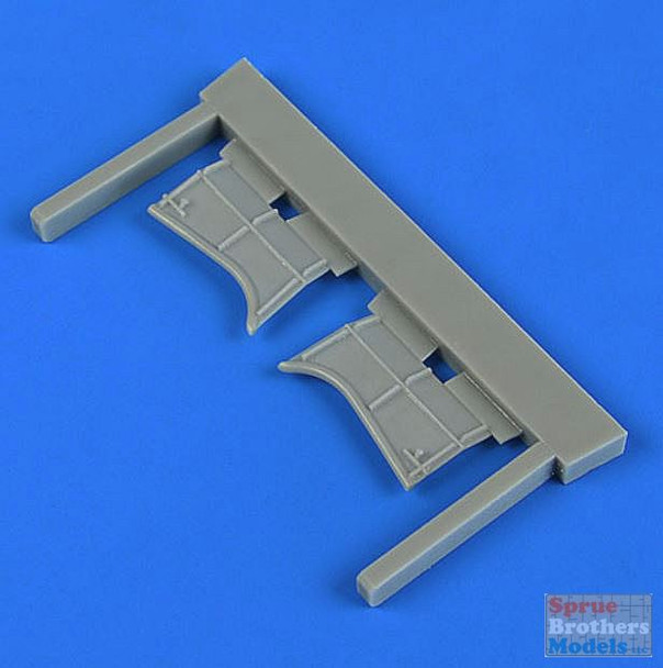 QBT48719 1:48 Quickboost I-153 Cockpit Doors (ICM kit)