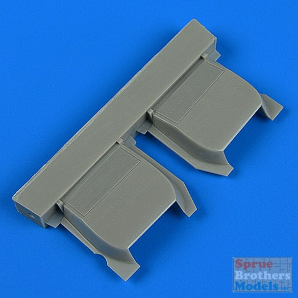 QBT48752 1:48 Quickboost Bf 109G Correct Radiators (EDU kit)