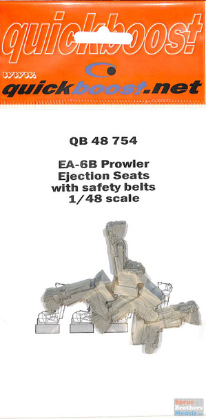 QBT48754 1:48 Quickboost EA-6B Prowler Ejection Seats with Safety Belts (4 seats)