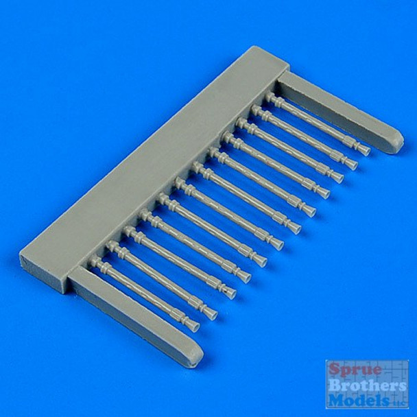 QBT72465 1:72 Quickboost Lancaster Gun Barrels - Oval Perf. (AFX kit)