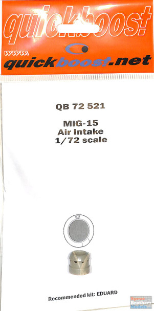 QBT72521 1:72 Quickboost MiG-15 Fagot Air Intake (EDU kit)