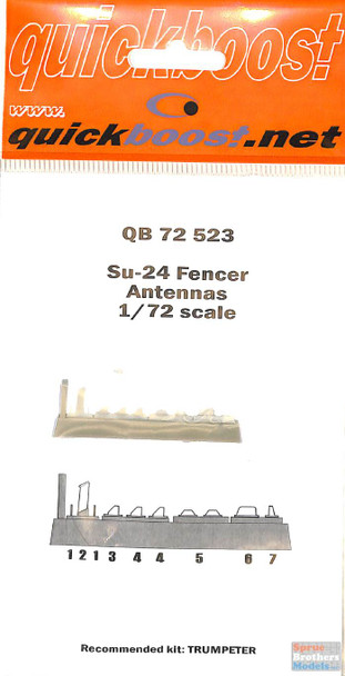 QBT72523 1:72 Quickboost Su-24 Fencer Antennas (TRP kit)