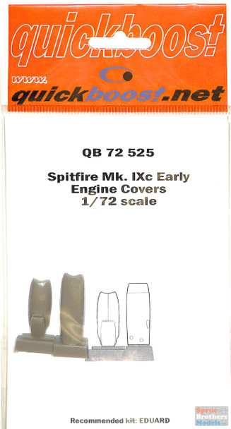 QBT72525 1:72 Quickboost Spitfire Mk.IXc Early Engine Covers (EDU kit)