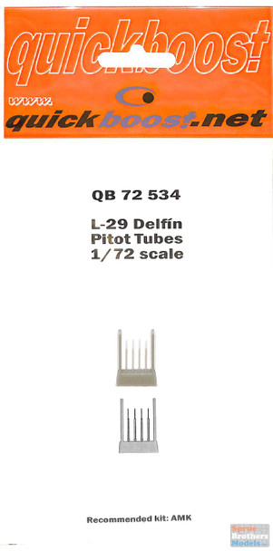QBT72534 1:72 Quickboost L-29 Delfin Pitot Tubes (AMK kit)