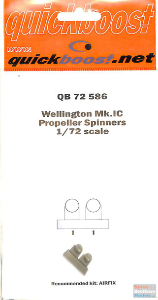 QBT72586 1:72 Quickboost Wellington Mk.Ic Propeller Spinners (AFX kit)