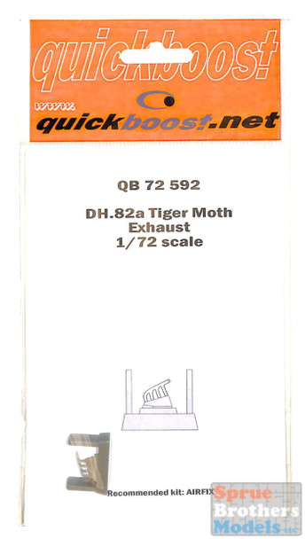 QBT72592 1:72 Quickboost DH.82a Tiger Moth Exhaust (AFX kit)