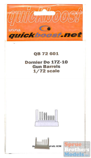 QBT72601 1:72 Quickboost Dornier Do 17Z-10 Gun Barrels (ICM kit)