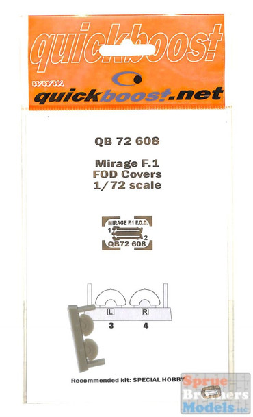 QBT72608 1:72 Quickboost Mirage F.1 FOD Covers (SPH kit)