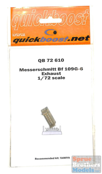 QBT72610 1:72 Quickboost Bf 109G-6 Exhaust (TAM kit)