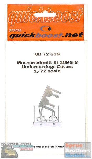 QBT72618 1:72 Quickboost Bf 109G-6 Undercarriage Covers (TAM kit)