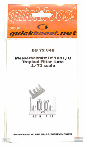 QBT72640 1:72 Quickboost Bf 109F/G Tropical Filter - Late (FNM/ACA/ITA kit)