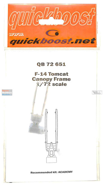 QBT72651 1:72 Quickboost F-14 Tomcat Canopy Frame (ACA kit)