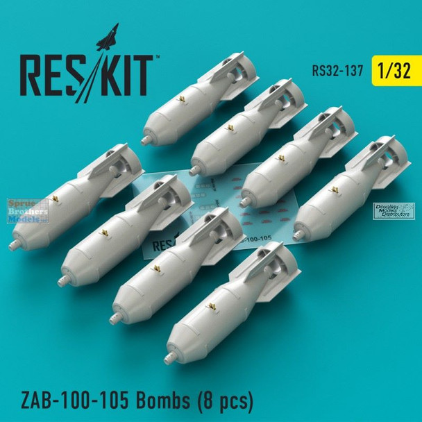 RESRS320137 1:32 ResKit ZAB-100-105 Bomb Set
