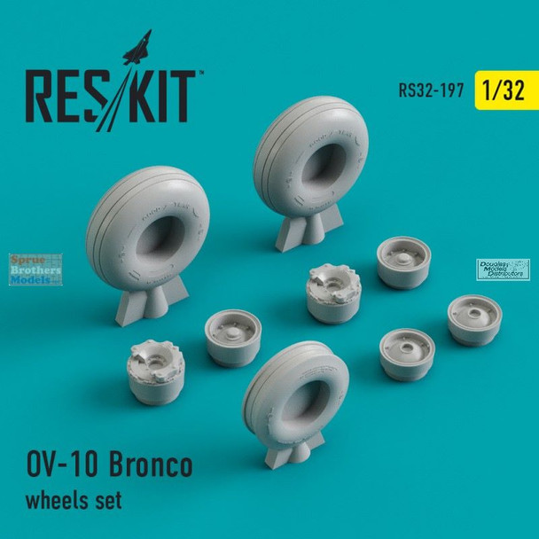 RESRS320197 1:32 ResKit OV-10 Bronco Wheels Set