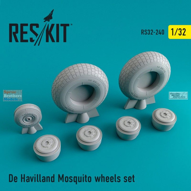 RESRS320240 1:32 ResKit DH Mosquito Wheels Set