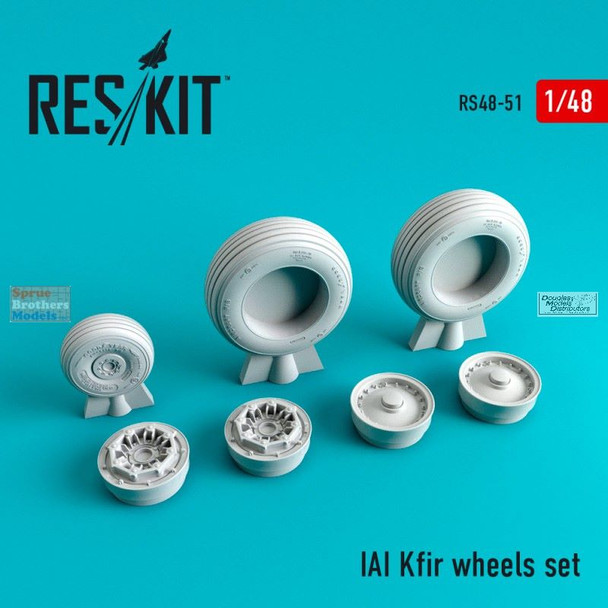 RESRS480051 1:48 ResKit IAI Kfir Wheels Set