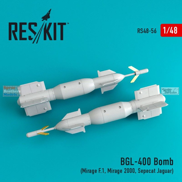 RESRS480056 1:48 ResKit BGL-400 Bomb Set