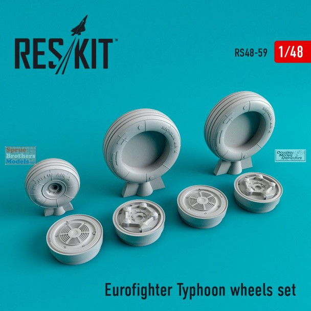 RESRS480059 1:48 ResKit Eurofighter Typhoon Wheels Set