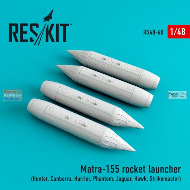 RESRS480060 1:48 ResKit Matra-155 Rocket Launcher Set
