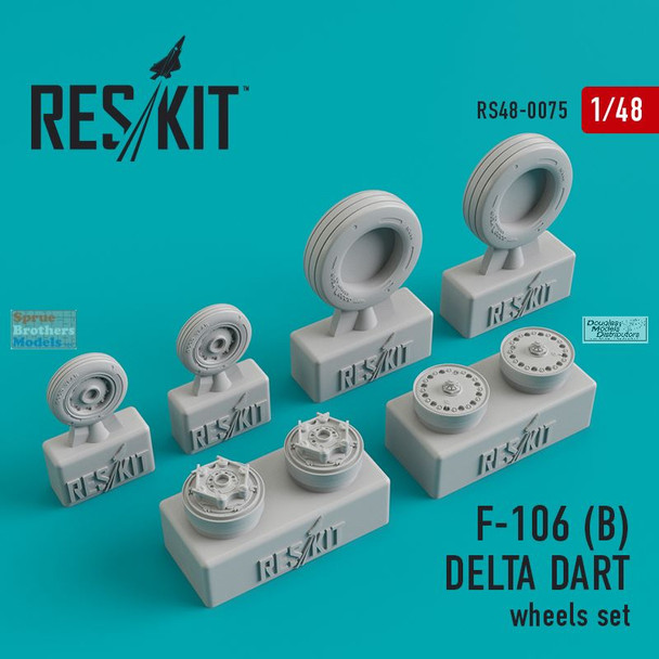 RESRS480075 1:48 ResKit F-106B Delta Dart Wheels Set