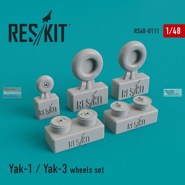 RESRS480111 1:48 ResKit Yak-1 Yak-3 Wheels Set