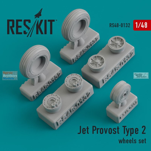 RESRS480132 1:48 ResKit Jet Provost Type 2 Wheels Set