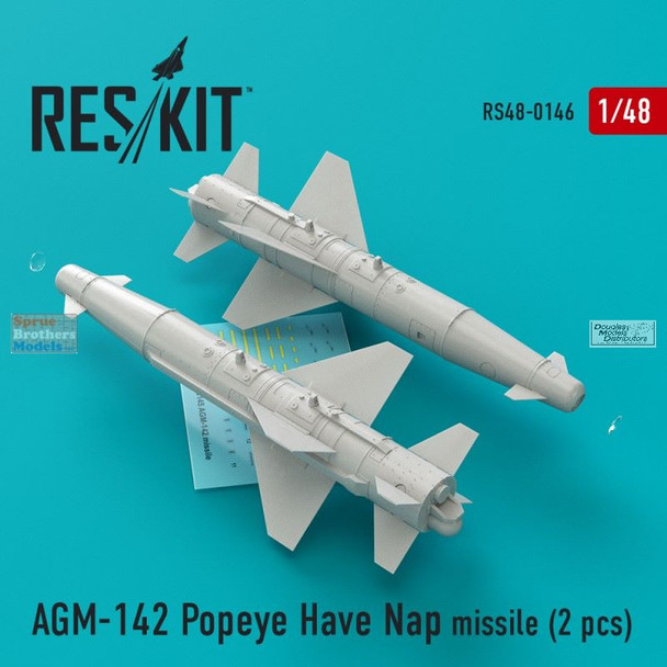 RESRS480146 1:48 ResKit AGM-142 Popeye Have Nap Missile Set