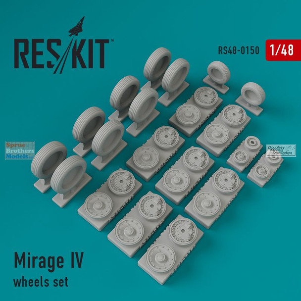 RESRS480150 1:48 ResKit Mirage IV Wheels Set