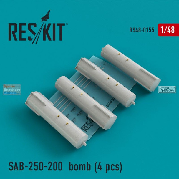 RESRS480155 1:48 ResKit SAB-250-200 Bomb Set