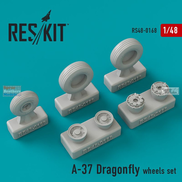 RESRS480168 1:48 ResKit A-37 Dragonfly Wheels Set