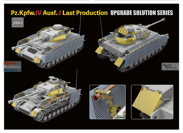 RFMRM2003 1:35 Rye Field Model Panzer Pz.Pkfw.IV Ausf.J Last Production Upgrade Set (RFM kit)