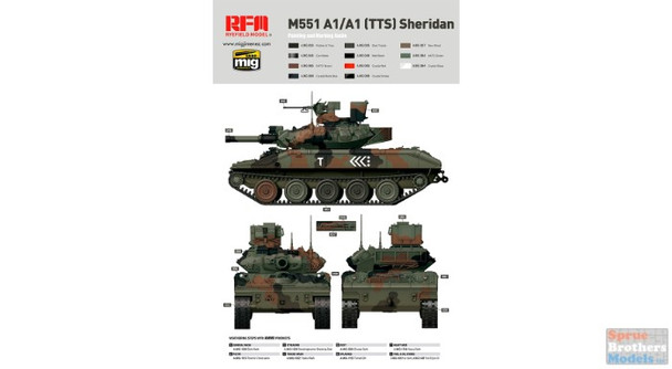 RFMRM5020 1:35 Rye Field Model M551A1 / M551A1 TTS Sheridan