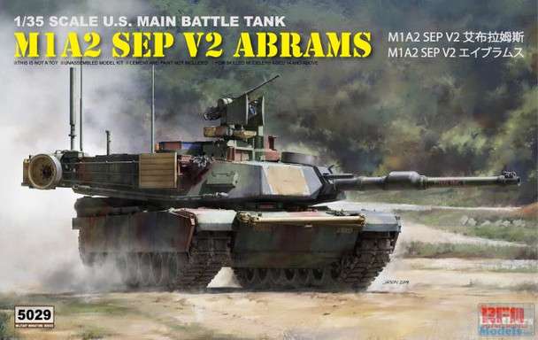 RFMRM5029 1:35 Rye Field Model M1A2 SEP V2 Abrams - Sprue Brothers