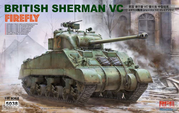 RFMRM5038 1:35 Rye Field Model British Sherman Vc Firefly