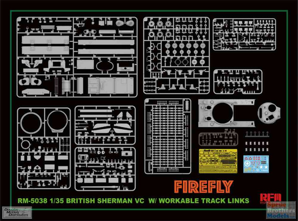 RFMRM5038 1:35 Rye Field Model British Sherman Vc Firefly