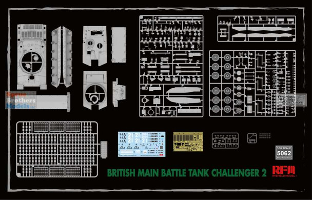 RFMRM5062 1:35 Rye Field Model Challenger 2 British Main Battle Tank