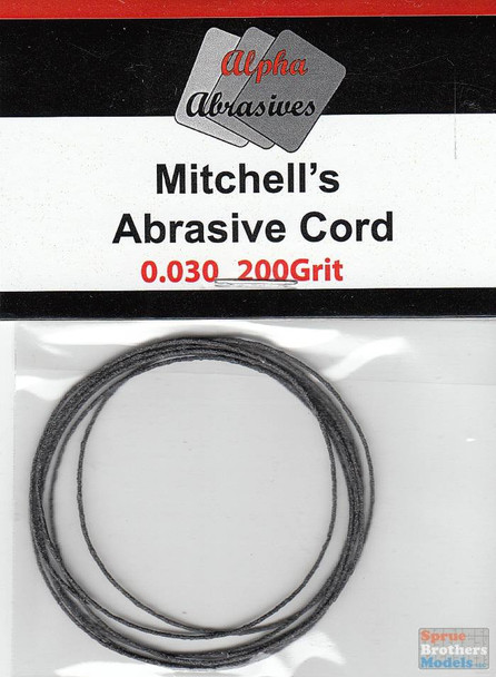 APAMIT054 Alpha Abrasives Mitchell's Abrasive Cord 0.030" 0.76D 200 Grit