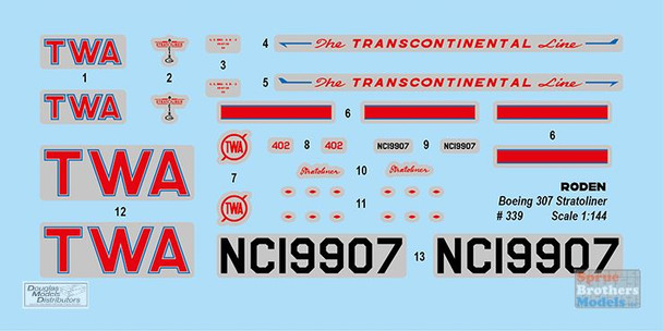 ROD339 1:144 Roden Boeing 307 Stratoliner