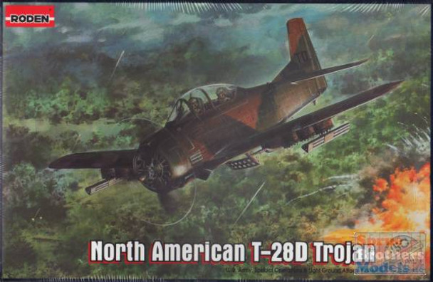 ROD450 1:48 Roden North American T-28D Trojan