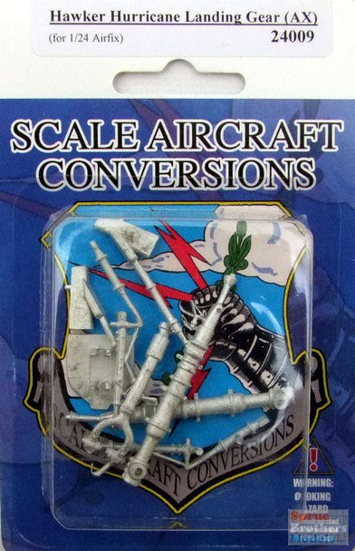 SAC24009 1:24 Scale Aircraft Conversions - Hawker Hurricane Landing Gear (AFX kit)