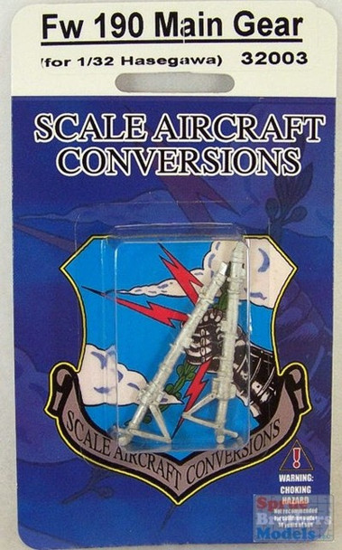 SAC32003 1:32 Scale Aircraft Conversions - Fw190 Main Landing Gear (HAS kit) #32003