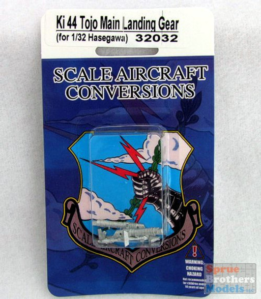 SAC32032 1:32 Scale Aircraft Conversions - Ki 44 Tojo Main Landing Gear (HAS kit) #32032