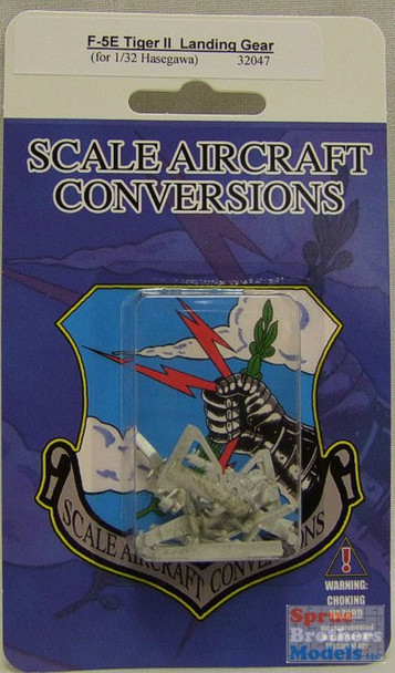 SAC32047 1:32 Scale Aircraft Conversions - F-5E Tiger II Landing Gear (HAS kit) #32047