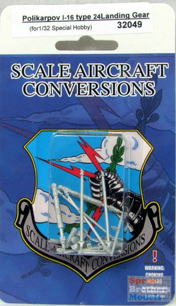 SAC32049 1:32 Scale Aircraft Conversions - Polikarpob I-16 Type 24 Landing Gear (SPH/AZR kit) #32049