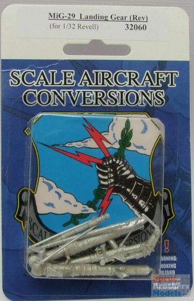 SAC32060 1:32 Scale Aircraft Conversions - MiG-29 Fulcrum Landing Gear (REV kit) #32060