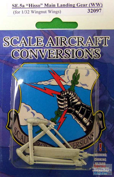 SAC32097 1:32 Scale Aircraft Conversions - SE.5A Hisso Landing Gear (WNW kit)