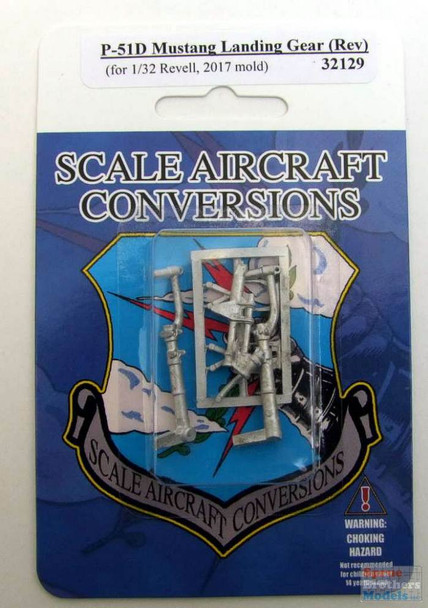 SAC32129 1:32 Scale Aircraft Conversions - P-51D Mustang Landing Gear (REV kit)