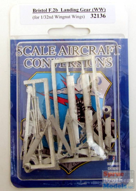 SAC32136 1:32 Scale Aircraft Conversions - Bristol F.2b Landing Gear (WNW kit)