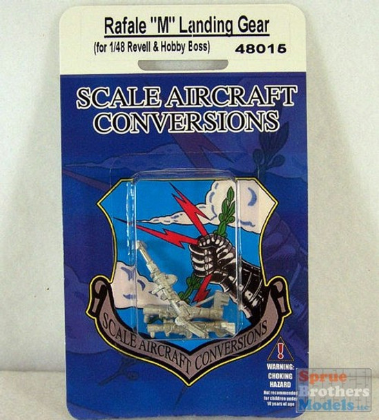 SAC48015 1:48 Scale Aircraft Conversions - Rafale M Landing Gear (REV/HBS kit) #48015